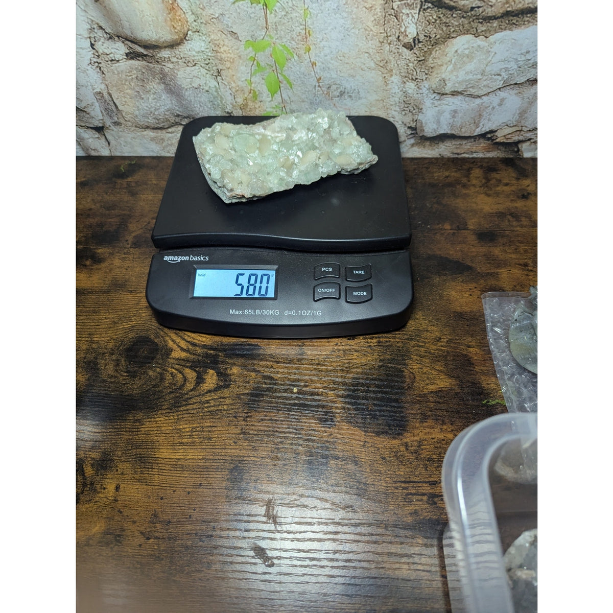 Raw Natural Apophyllite Specimen Cabinet Piece Druzy Sparkly Green Pink Crystal