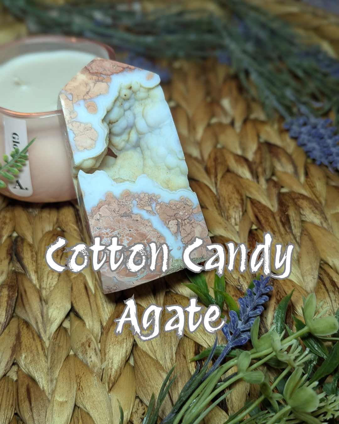 Cotton Candy Agate