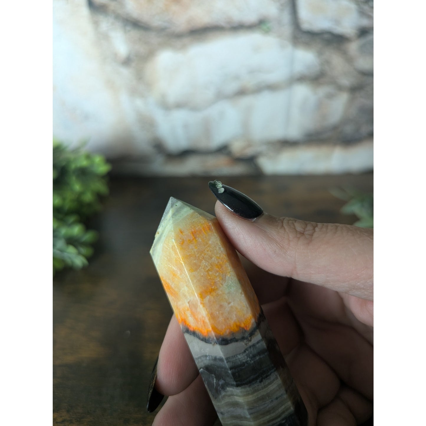 Bumblebee Jasper Tower Crystal Yellow Witch Energy Optimism Adaptability Change