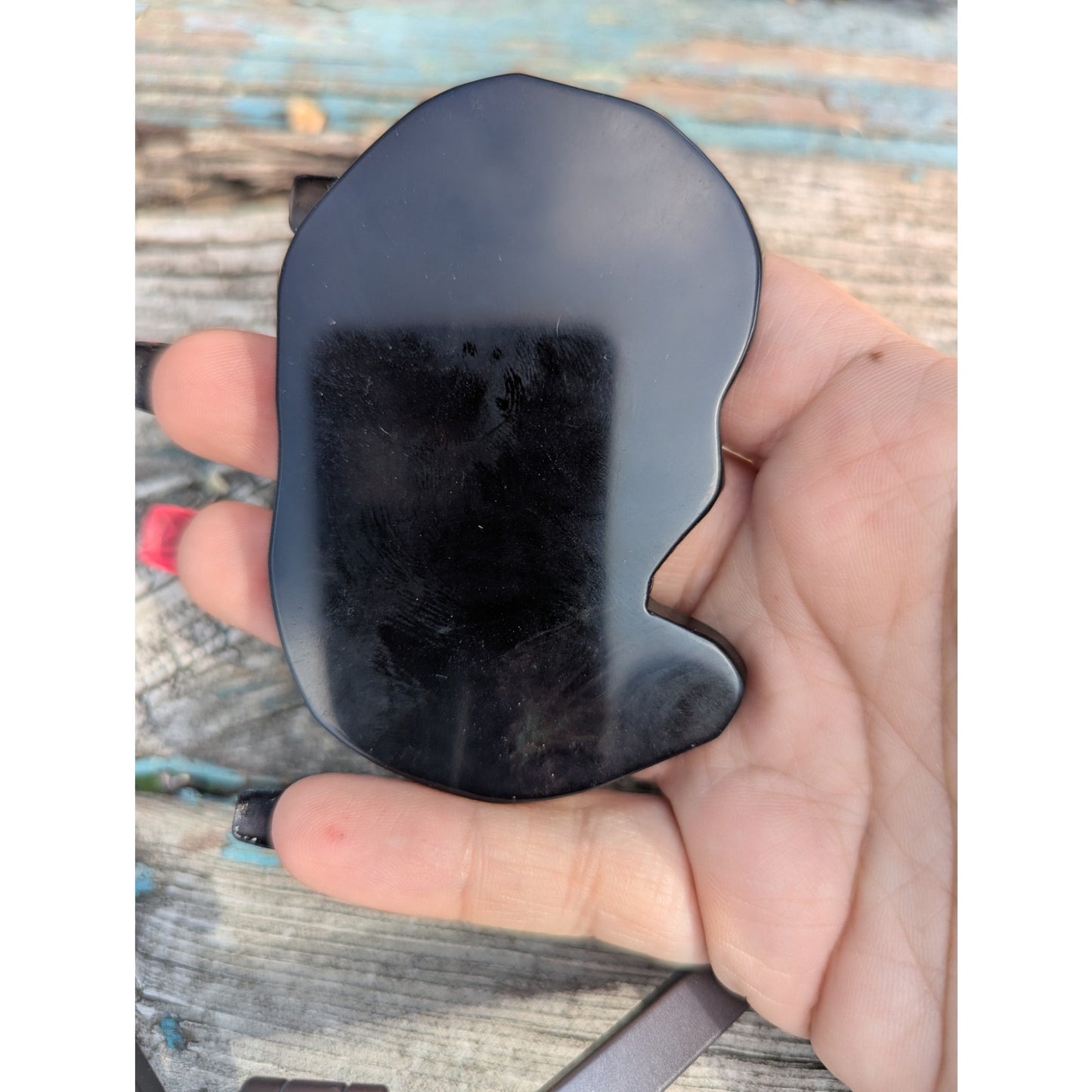 Obsidian Medusa Women Empowerment Crystal Survivor Protection Carving Witchy