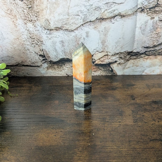 Bumblebee Jasper Tower Crystal Yellow Witch Energy Optimism Adaptability Change