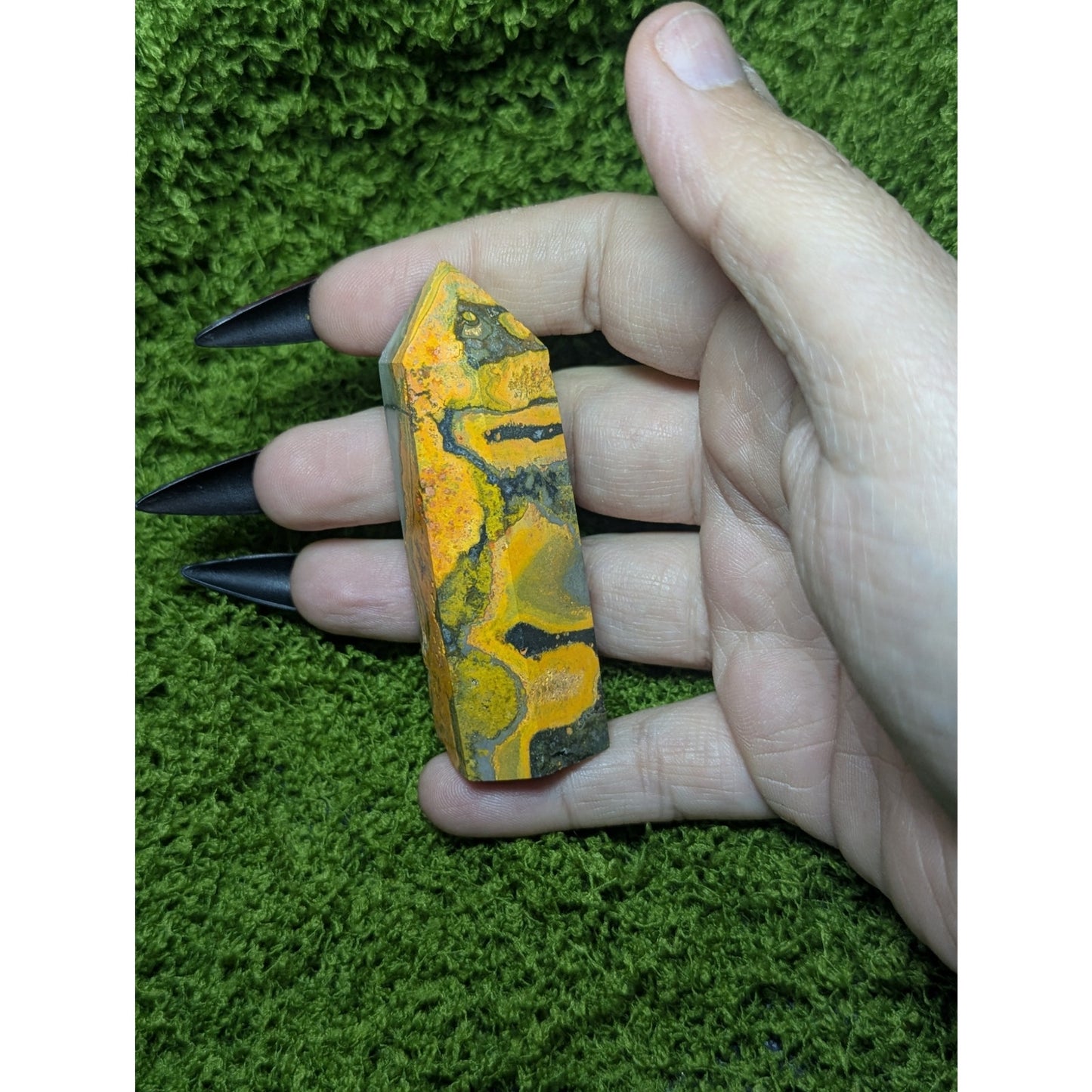 High Quality Bumblebee Jasper Tower crystal metaphysical high grade witchy