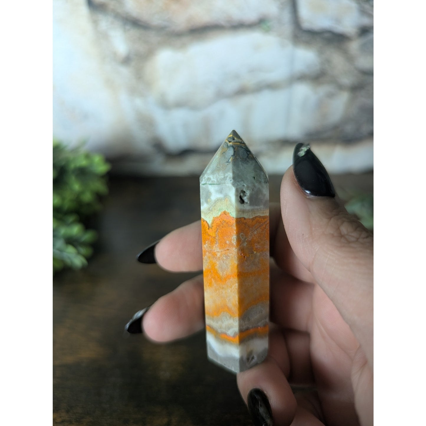 Bumblebee Jasper Tower Crystal Yellow Witch Energy Optimism Adaptability Change