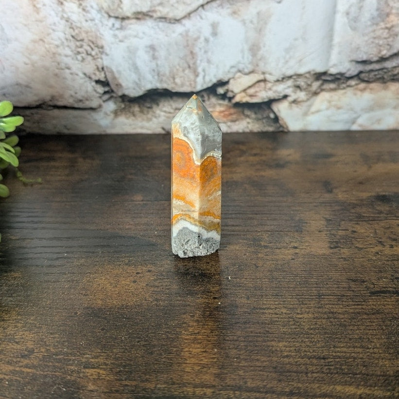 Bumblebee Jasper Tower Crystal Yellow Witch Energy Optimism Adaptability Change