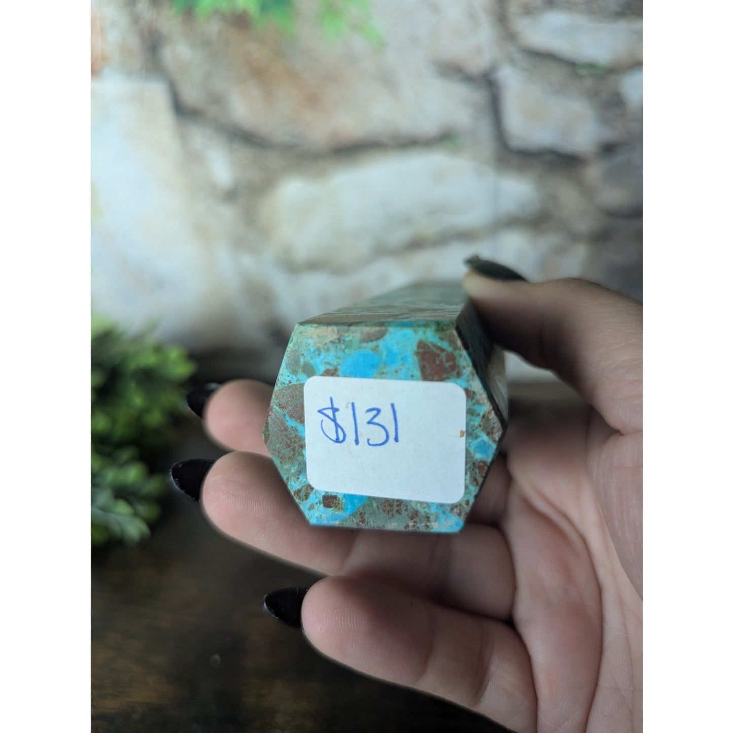 Shattuckite Crystal Tower Phoenix Turquoise Metaphysical Witchy Blue Mineral