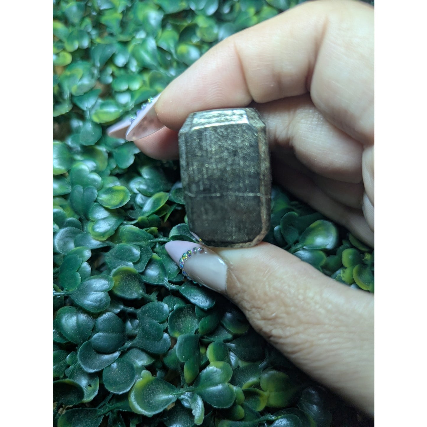 Pyrite Hammer Thor Mjolnir Crystal Norse Viking Witchy Symbol Gold Altar