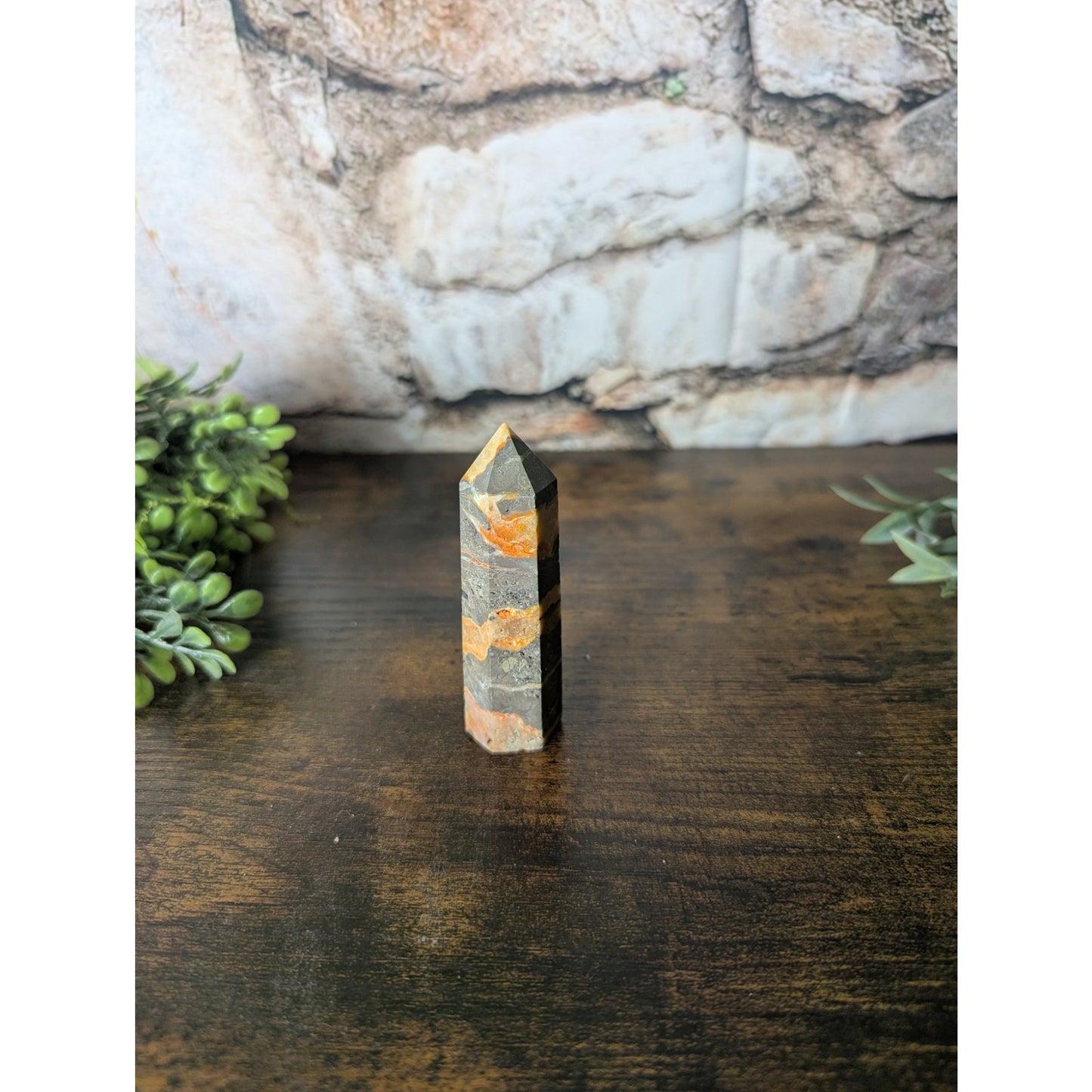 Bumblebee Jasper Tower Crystal Yellow Witch Energy Optimism Adaptability Change