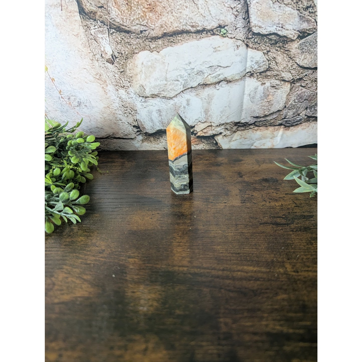 Bumblebee Jasper Tower Crystal Yellow Witch Energy Optimism Adaptability Change